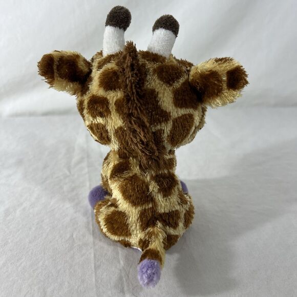 TY - Giraffe - Small - Purple Eyes - 6" - Safari - Picture 7 of 9